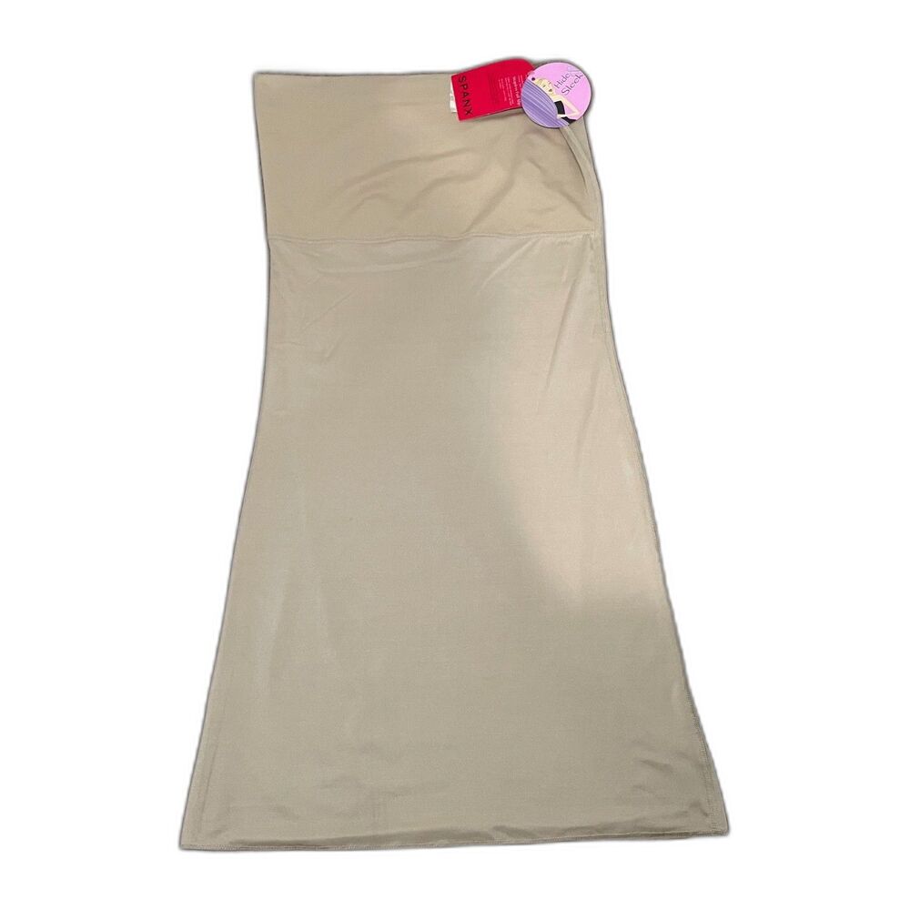 NWT Spanx Hide & Sleek Strapless Full Slip XL Smooth Firm